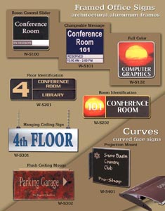 Framed Office Signs