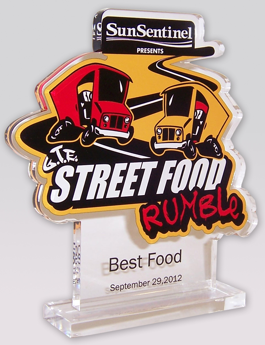 Outer Lines Logo-Cut Acrylic Award