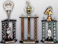 Triple Post Trophies