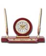 9 Piano Finish Pen Set & Clock - Round Face