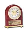 5 Piano Finished Table Clock with Arched Top