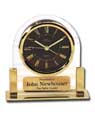 5.5 Acrylic & Brass Clock