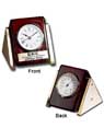 4 Clock & Thermometer Award with Gold Plate