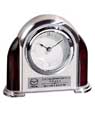 5.5 Acrylic & Brass Desk Clock with Arched Top