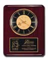 12x15 Highly Polished Rosewood Wall Clock