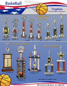  Basketball Trophies