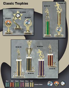 Classic Baseball Trophies