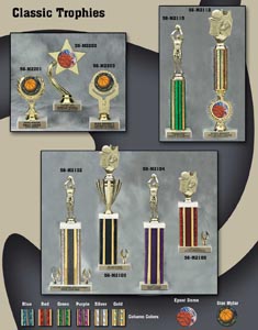 Classic Basketball Trophies