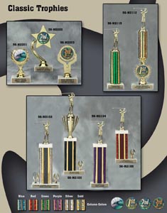 Classic Golf Trophies