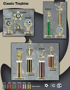 Classic Soccer Trophies