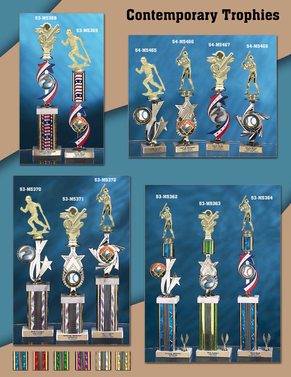 Baseball Trophies