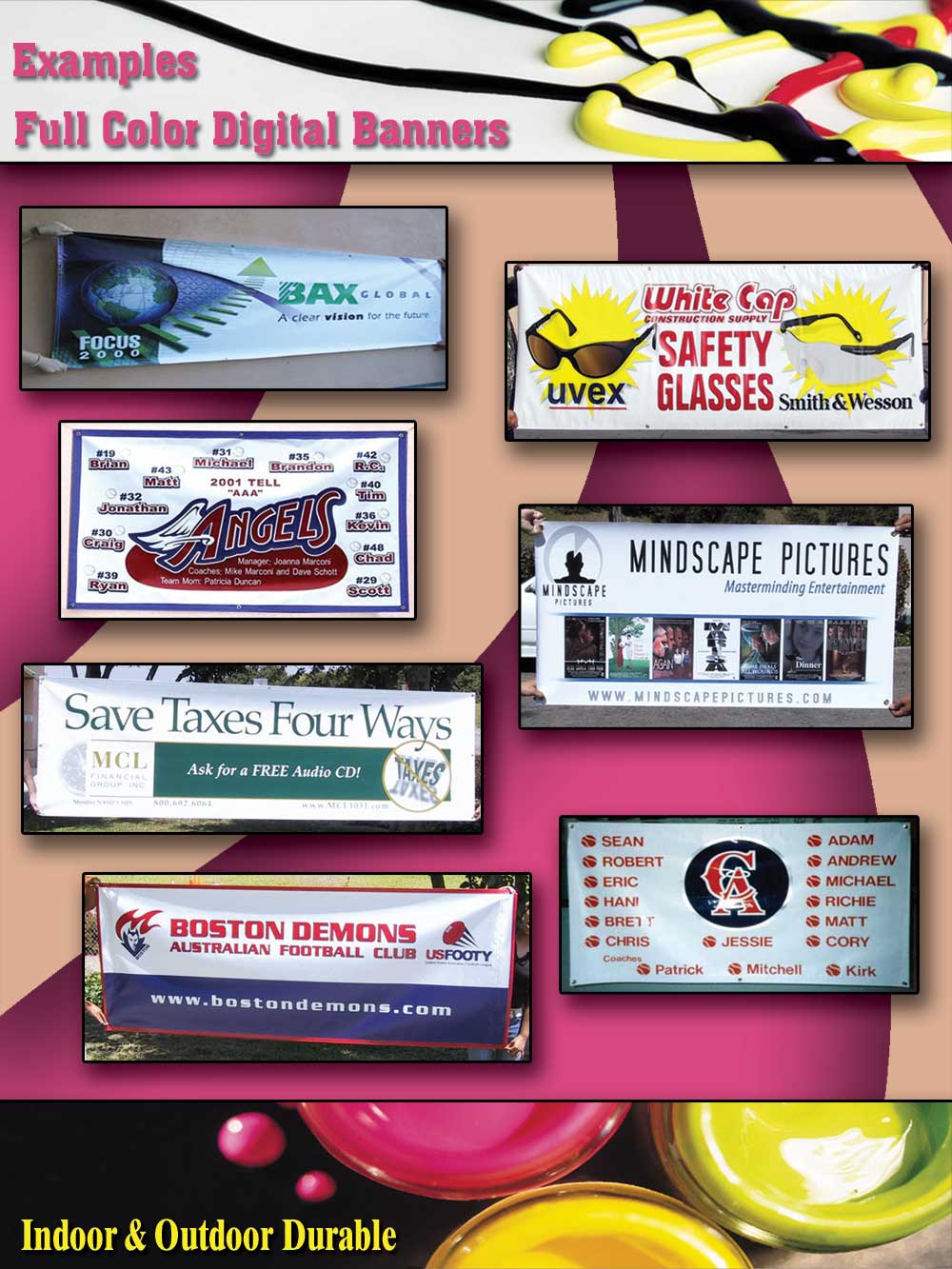 Printed Vinyl Banners