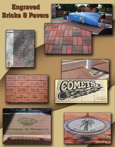 Engraved Bricks and Pavers