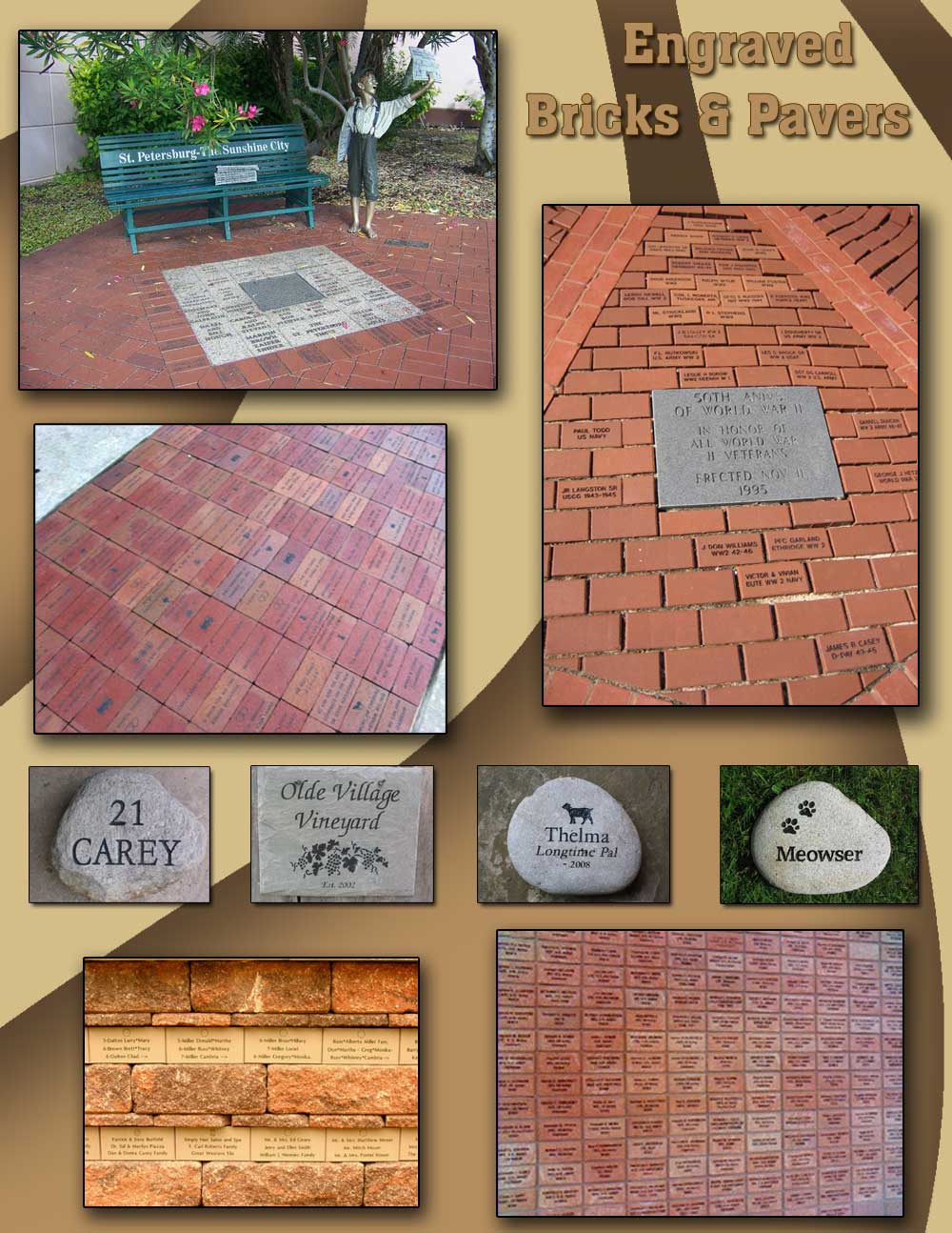 Engraved Pavers