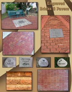 Engraved Bricks and Pavers