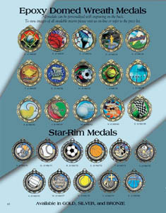 Epoxy Domed Medals