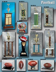 Football Cases and Trophies