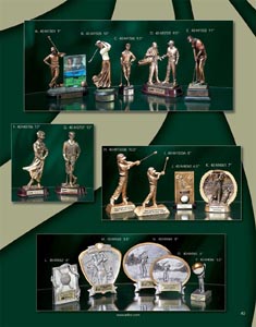 Golf Awards and Golf Statues