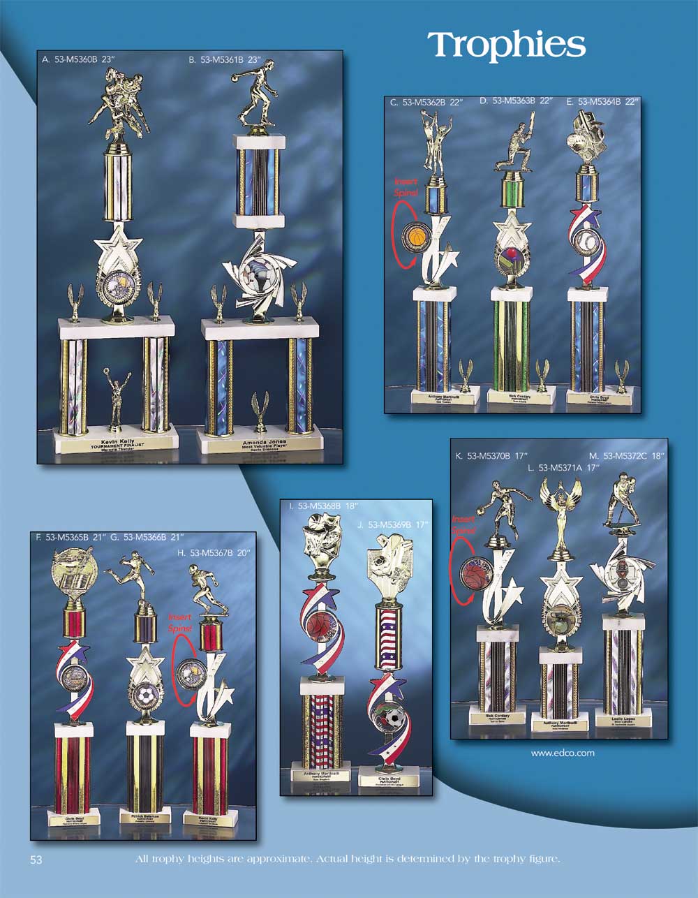Large Star Trophies