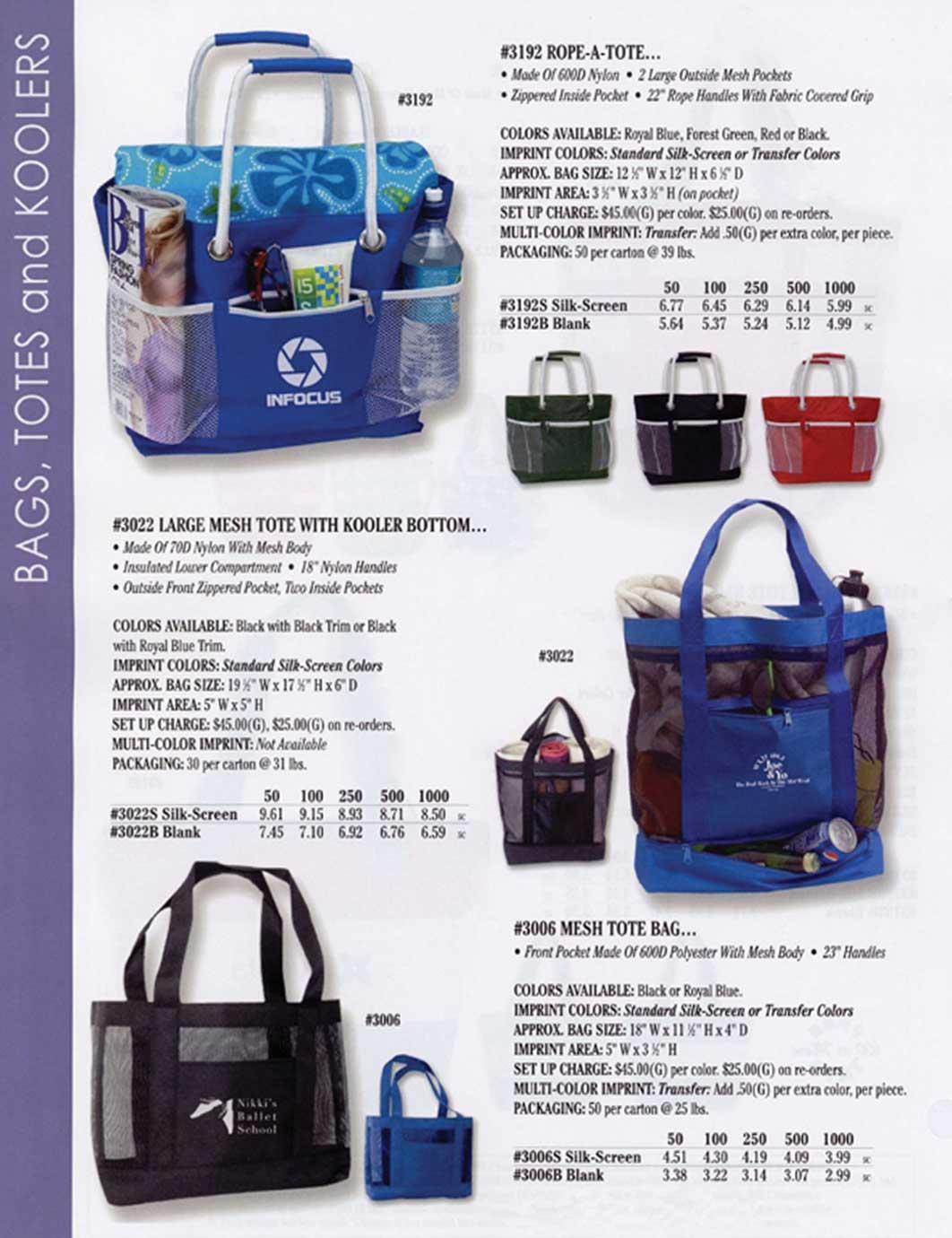 Large Tote Bags