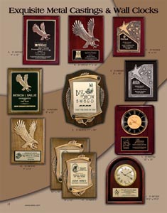 Metal Casting Plaques and Wall Clock Plaques