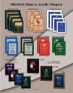 Mirror Plaques and Acrylic Plaques