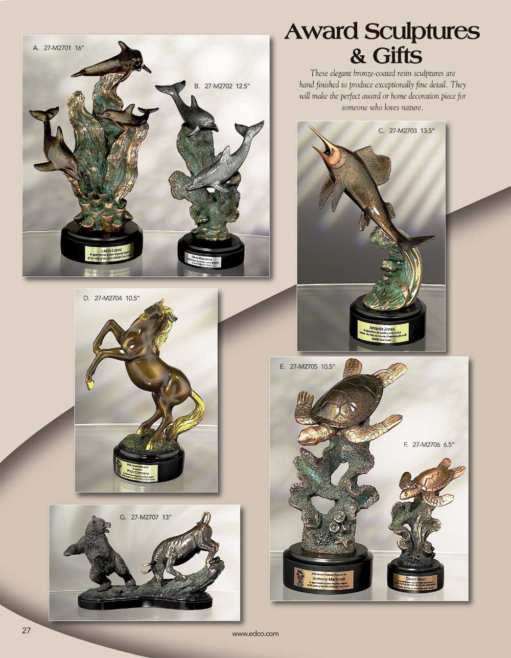 Nature Themed Sculptures