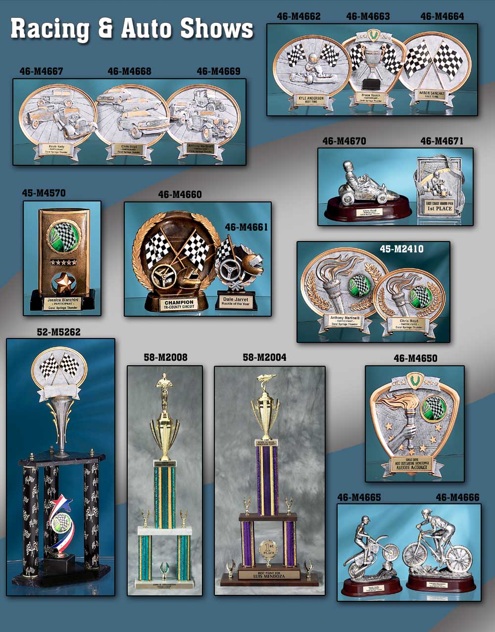 Car Show and Racing Trophies