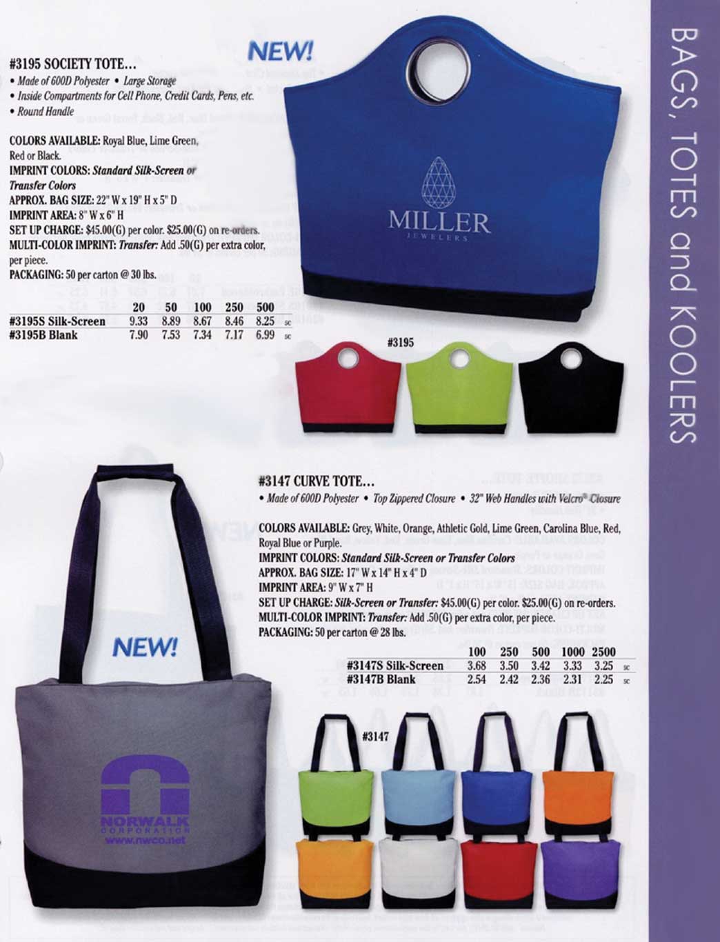 Imprinted Tote Bags