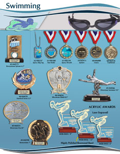 Swiimming Trophies and Diving Trophies