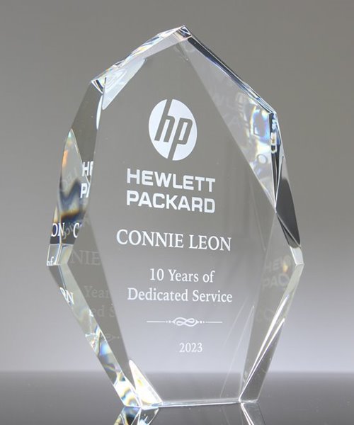 Faceted Crystal Peak Award