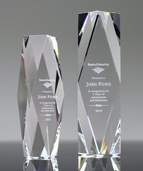 Presidents Tower Crystal Award