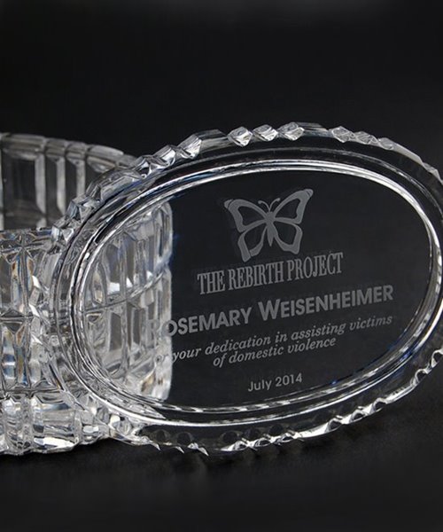 Picture of Cut Crystal Oval Dish