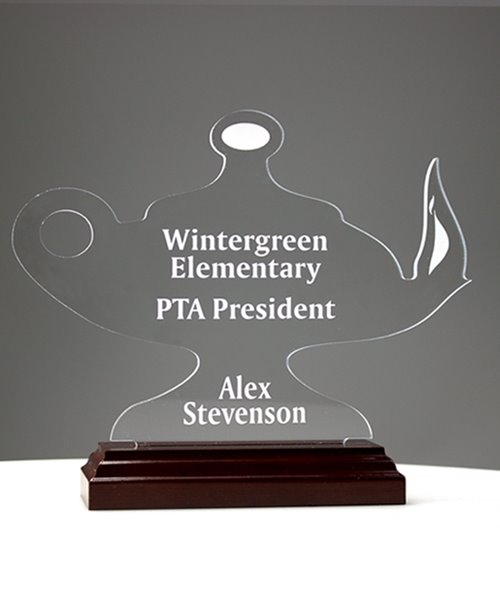 Picture of Lamp of Knowledge Acrylic Award