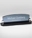Picture of Smoked Glass Desktop Name Plate