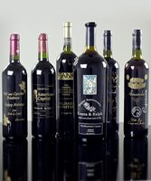 Picture of Engraved Wine & Scotch Bottles