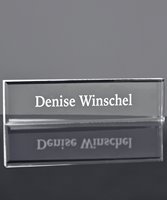 Picture of Thick Acrylic Name Block with Bevel