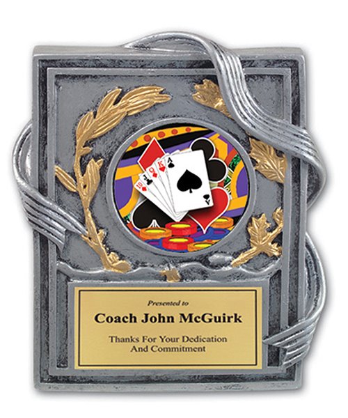 Picture of Poker Theme Wedge Award