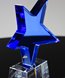 Picture of Meteor Blue Crystal Star Award
