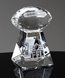 Picture of Faceted Crystal Football Award