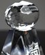 Picture of Faceted Crystal Football Award