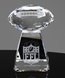 Picture of Faceted Crystal Football Award