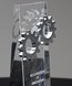 Picture of Unity Crystal Tower - Silver Gears Wedge Award