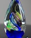 Picture of Multicolor Art Glass Inspiration Award - Black Base