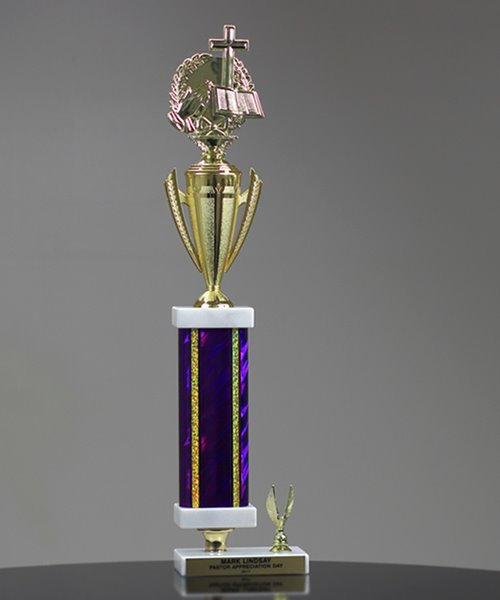 Picture of Bible & Cross Trophy