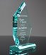Picture of Beveled Peak Acrylic Jade Acrylic Award