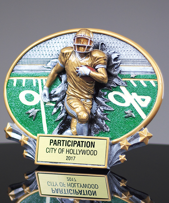 3D Xplosion Football Resin Trophy | Edco Awards
