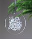 Picture of Engraved Acrylic Tree Ornament - Round Shape
