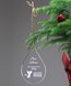 Picture of Engraved Acrylic Tree Ornament - Droplet Shape