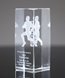 Picture of Collegiate Series Football 3D Crystal Trophy